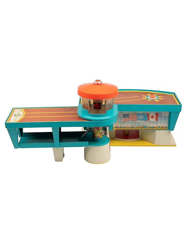 FISHER-PRICE vintage lentokenttäleikkisarja, II-laatu - Lasten lelut - 10105615610 - 2