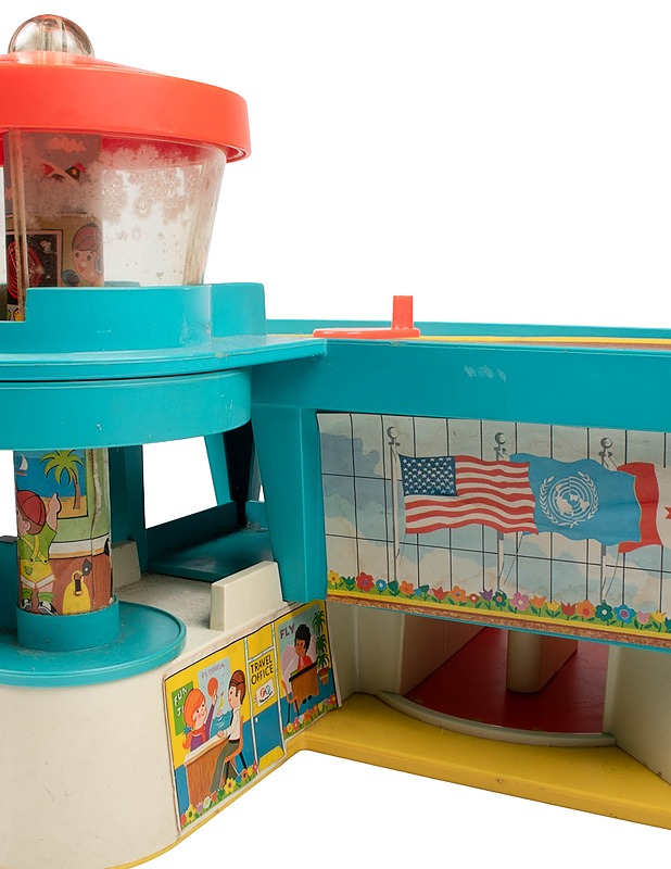 FISHER-PRICE vintage lentokenttäleikkisarja, II-laatu - Lasten lelut - 10105615610 - 3