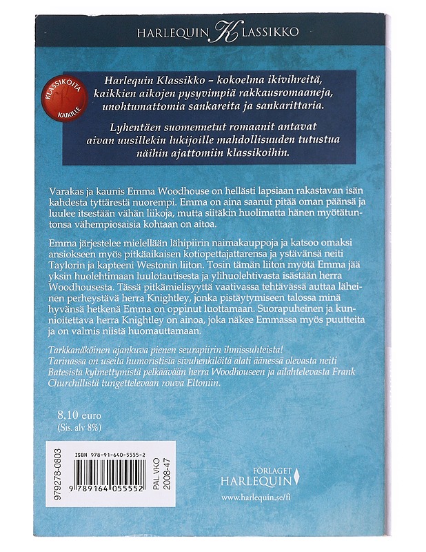 Emma - Jane Austen - Romaanit ja novellit - 10105615624 - 1