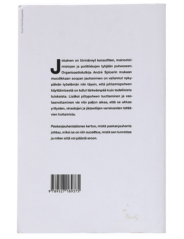 Paskanjauhantabisnes - Spicer, André - Tietokirjat ja oppaat - 10105615625 - 1