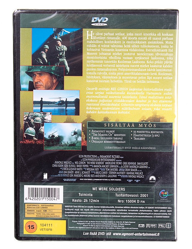Olimme sotilaita - DVD - DVD-elokuvat - 10105615694 - 1