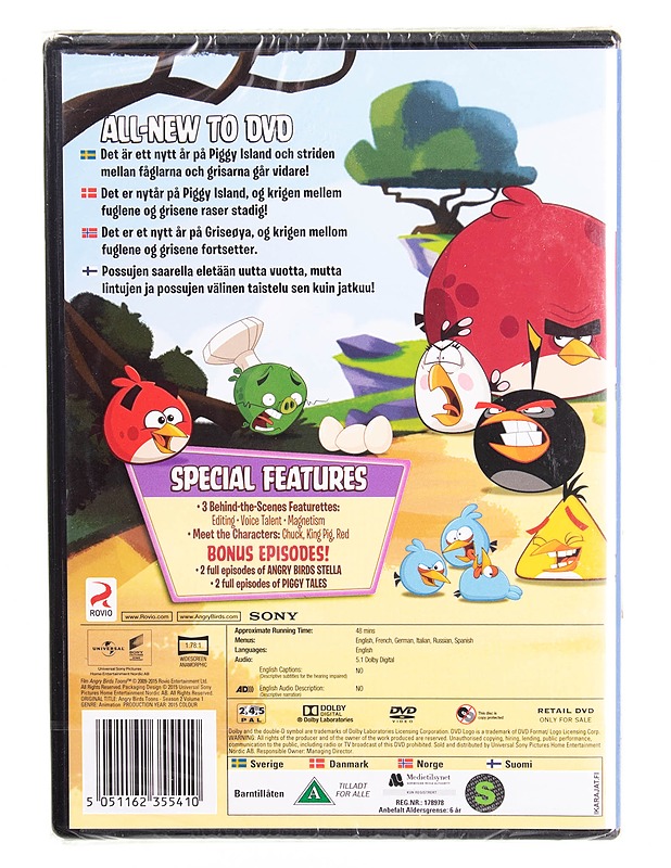 Angry Birds Toons (Season Two - Volume One) - DVD - DVD-elokuvat - 10105615707 - 1