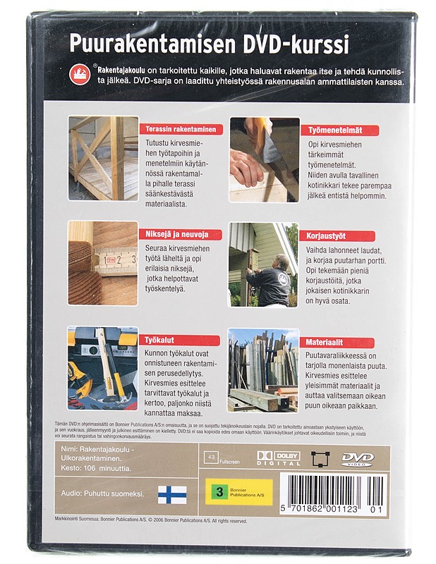 Rakentajakoulu -  Ulkorakentaminen - DVD - DVD-elokuvat - 10105615728 - 1
