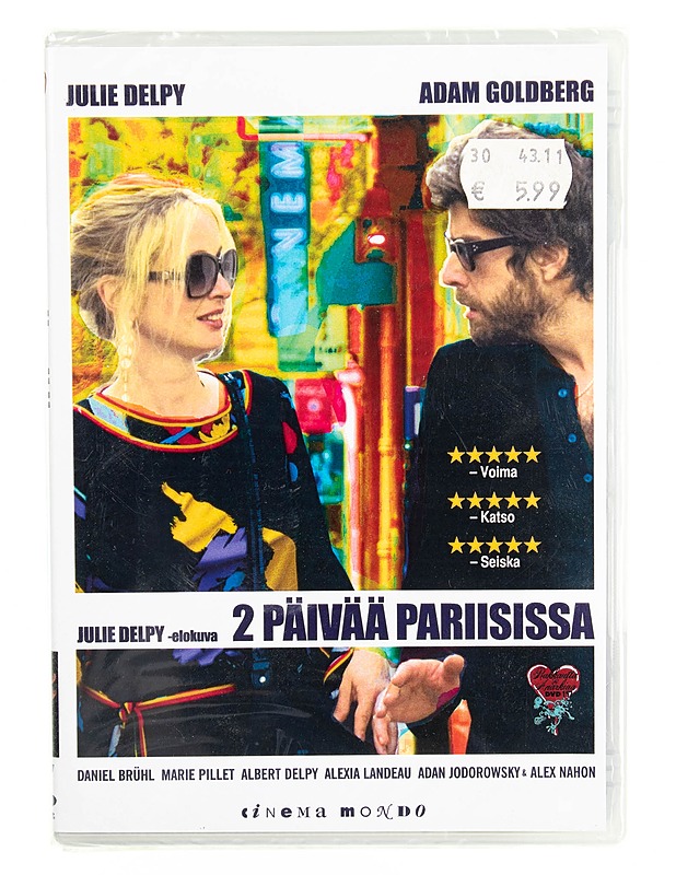 2 päivää Pariisissa - DVD - DVD-elokuvat - 10105615747 - 0