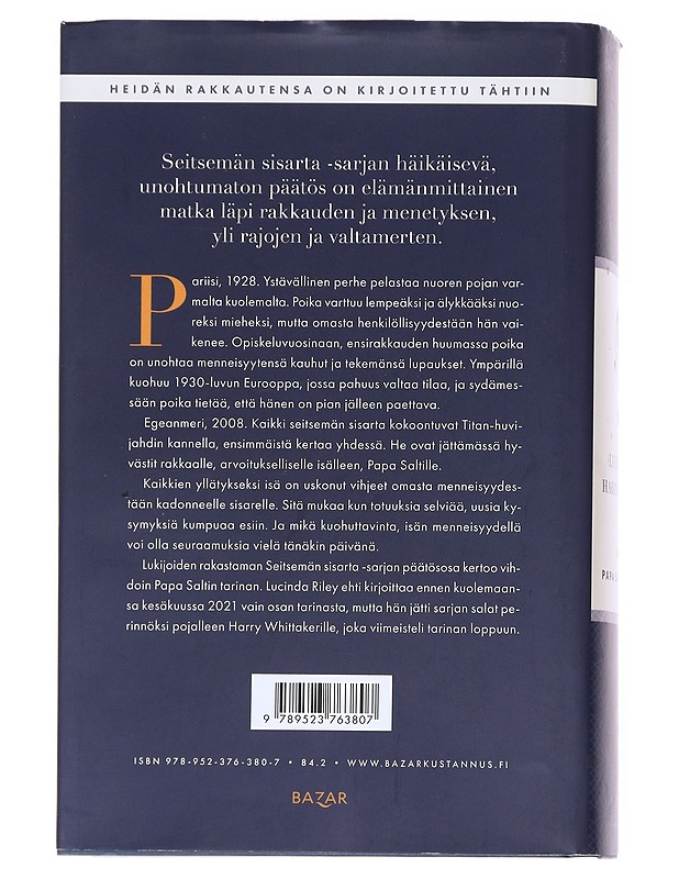 Atlas, Papa Saltin tarina - Riley, Lucinda - Romaanit ja novellit - 10105615746 - 1