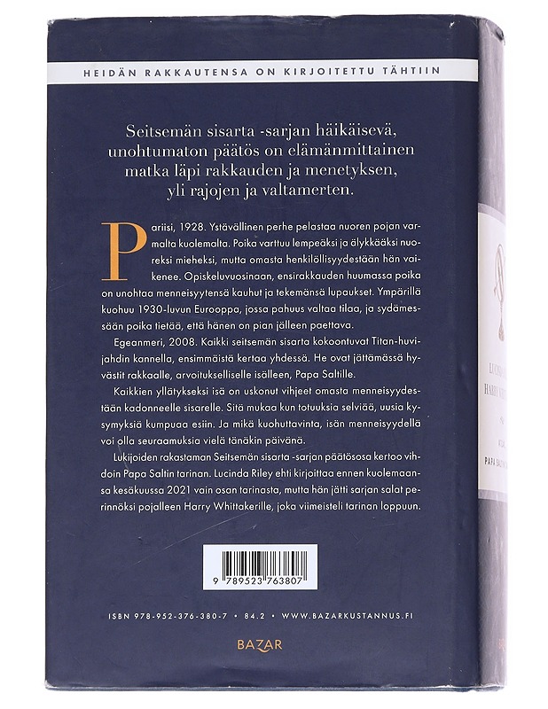 Atlas, Papa Saltin tarina - Riley, Lucinda - Romaanit ja novellit - 10105615748 - 1