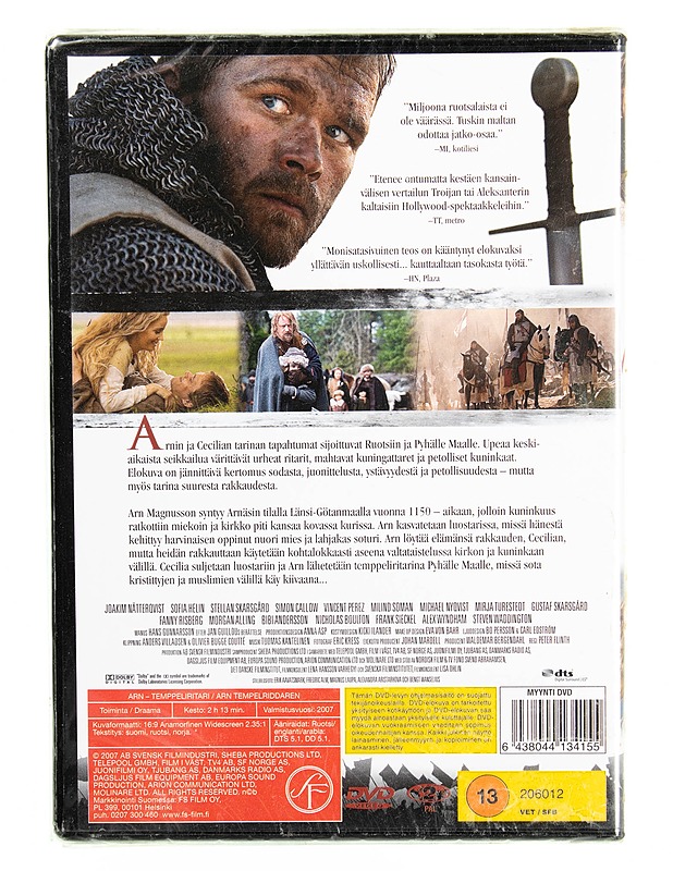 Arn - Temppeliritari - DVD - DVD-elokuvat - 10105615768 - 1