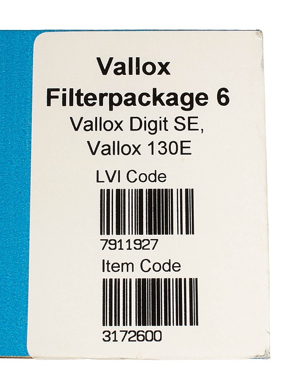 VALLOX Suodatinpakkaus nro 6 - Rakennustarvikkeet - 10105615815 - 1