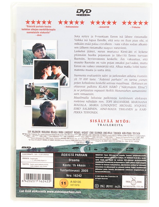 Äideistä parhain - DVD - DVD-elokuvat - 10105615832 - 1