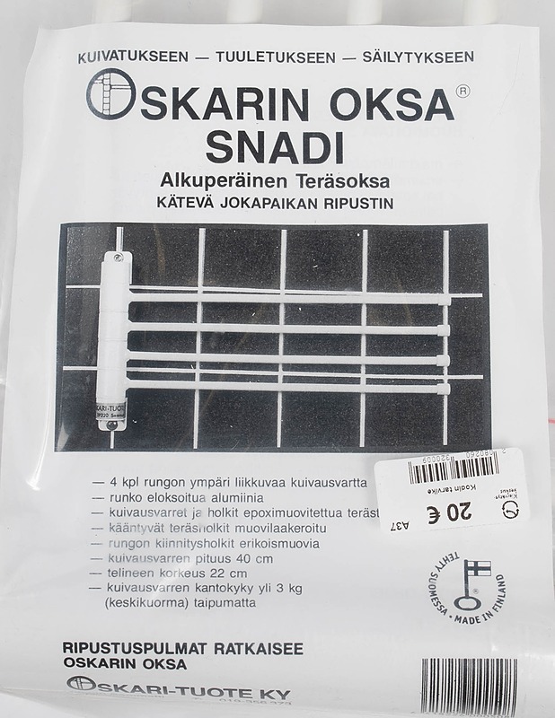 OSKARI-TUOTE Oskarin Oksa Snadi kuivausteline - Muut urheiluvälineet ja vapaa-aika - 10105616051 - 1