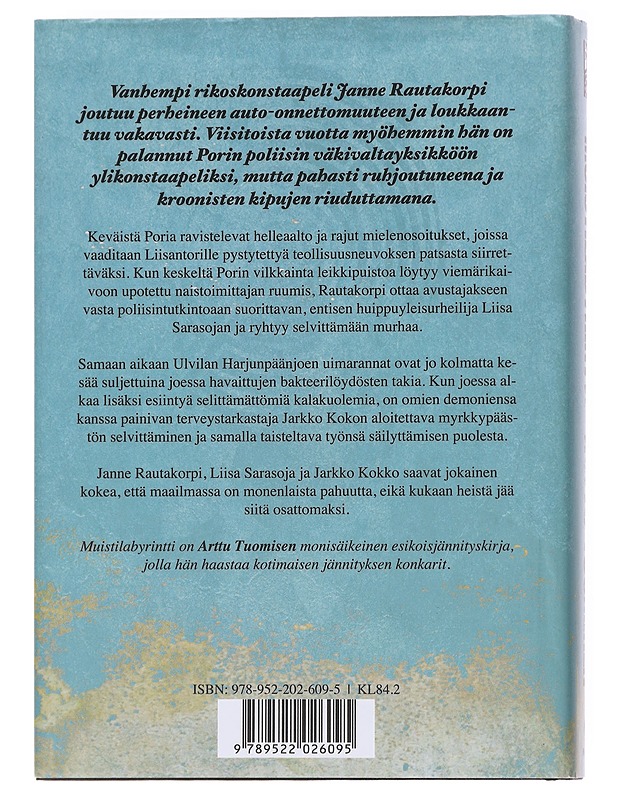 Muistilabyrintti : jännitysromaani - Arttu Tuominen - Romaanit ja novellit - 10105616104 - 1