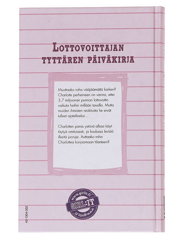 Lottovoittajan tyttären päiväkirja - Bush, Penelope - Nuorten kirjat - 10105616107 - 1
