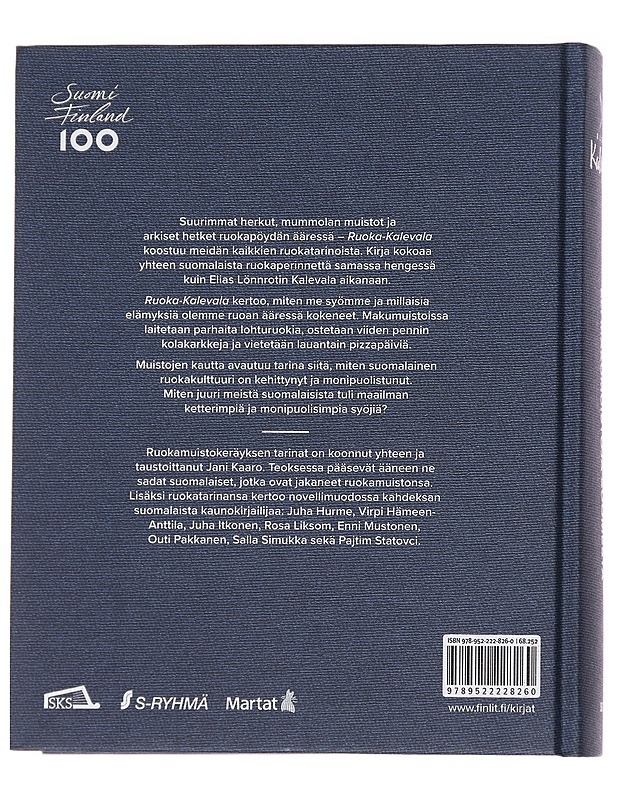 Ruoka-Kalevala, eli, Makumuistoja Suomesta - Hurme, Juha - Historiakirjat - 10105616212 - 1