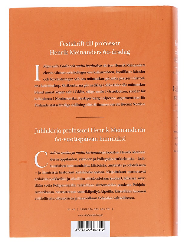 Köpa salt i Cadiz och andra berättelser - Elämäkerrat ja muistelmat - 10105616272 - 1
