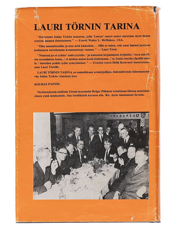 Lauri Törnin tarina  - Jukka Tyrkkö - Elämäkerrat ja muistelmat - 10105616260 - 1