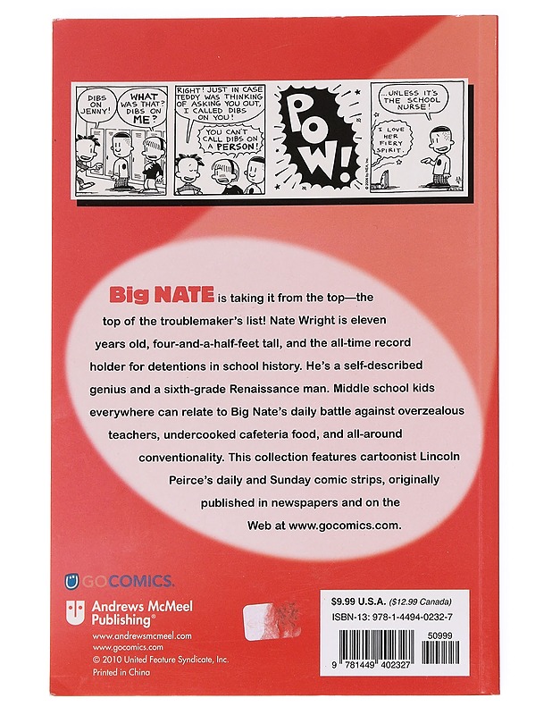 Big Nate from the top - Peirce, Lincoln - Sarjakuvat - 10105616273 - 1