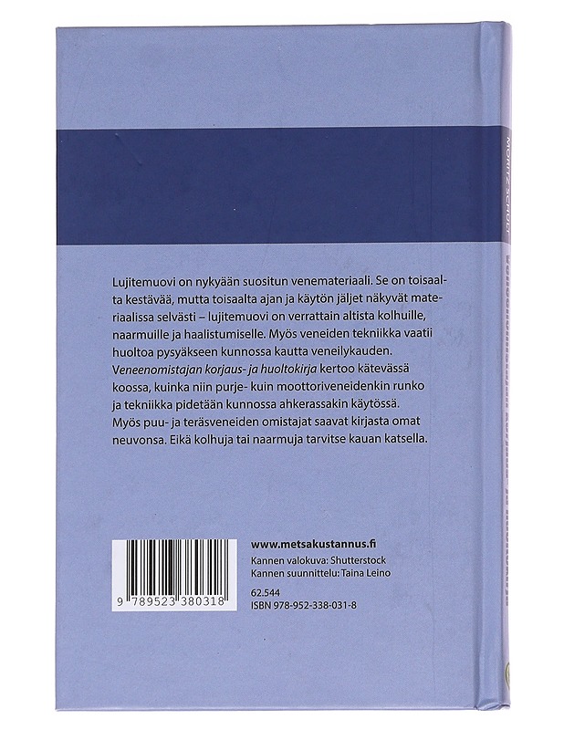 Veneenomistajan korjaus- ja huoltokirja - Schult, Moritz - Tietokirjat ja oppaat - 10105616286 - 1