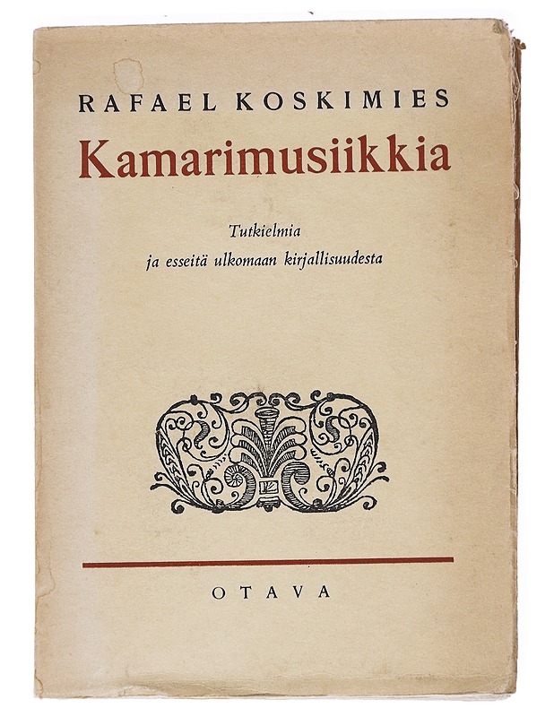 Kamarimusiikkia - Koskimies, Rafael - Taide- ja kulttuurikirjat - 10105616292 - 0