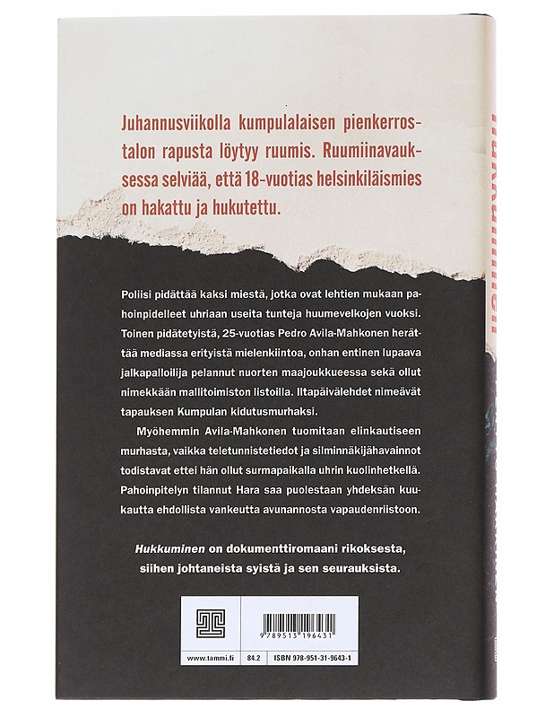 Hukkuminen - Perttu, Häkkinen - Kirja lahjaksi - 10105616347 - 1