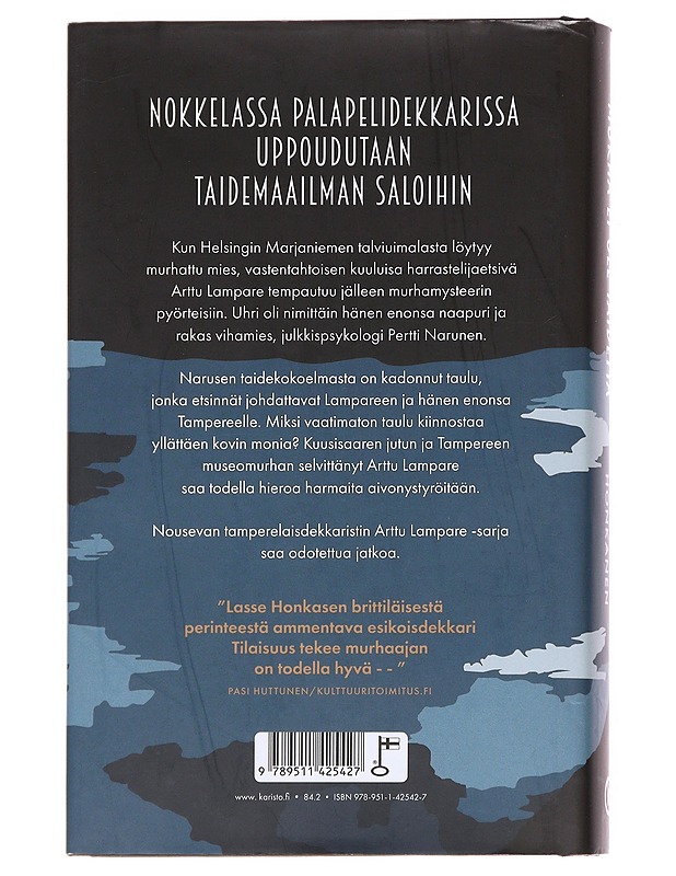 Murha ei ole taidetta - Lasse Honkanen - Romaanit ja novellit - 10105616364 - 1