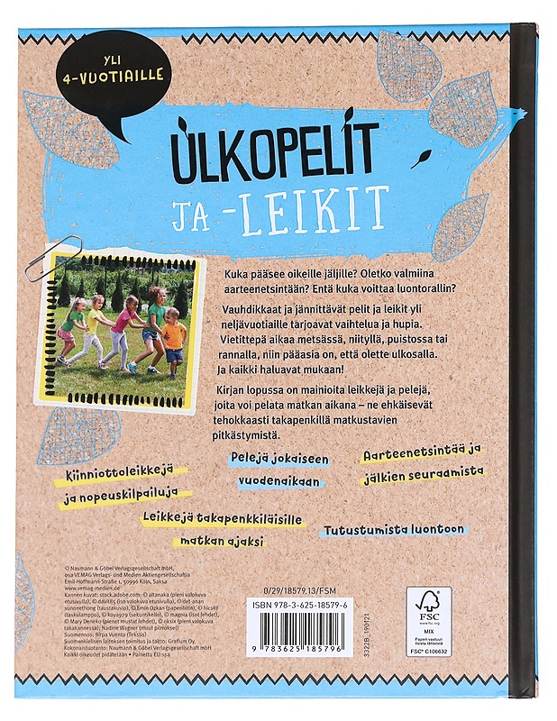 Ulkopelit ja leikit - Lastenkirjat - 10105616420 - 1