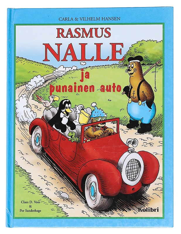 Rasmus Nalle ja punainen auto - Voss, Claes D. - Lastenkirjat - 10105616432 - 0