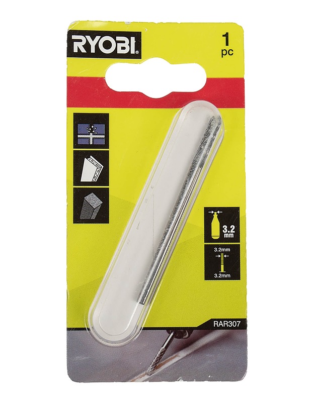 RYOBI RAR307 poranterä, 3,2 mm - Rakennustarvikkeet - 10105616446 - 0