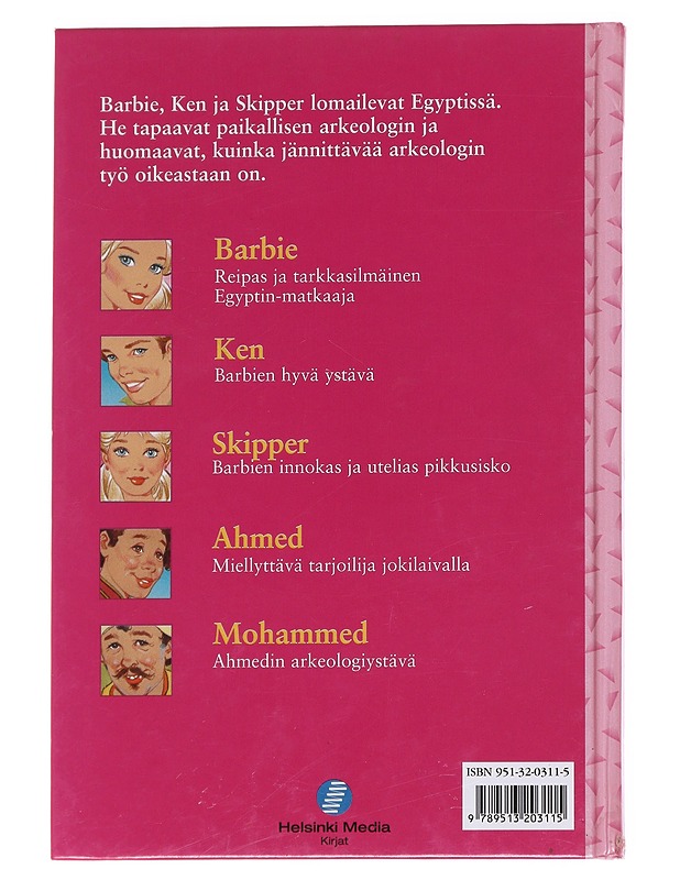 BARBIE EGYPTISSÄ - Barbie - Lastenkirjat - 10105616450 - 1