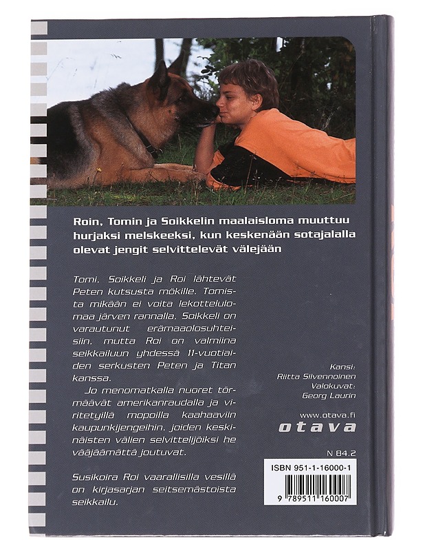 Susikoira Roi vaarallisilla vesillä - Jorma Kurvinen - Nuorten kirjat - 10105616451 - 1