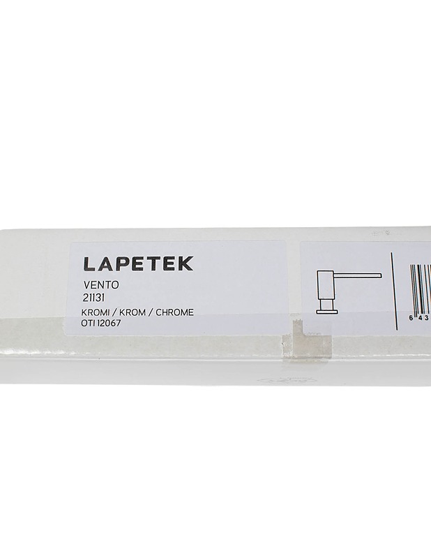 LAPETEK Vento 21131 Kromi, OTI 12067 Pesuaineen annostelija - Rakennustarvikkeet - 10105616485 - 1