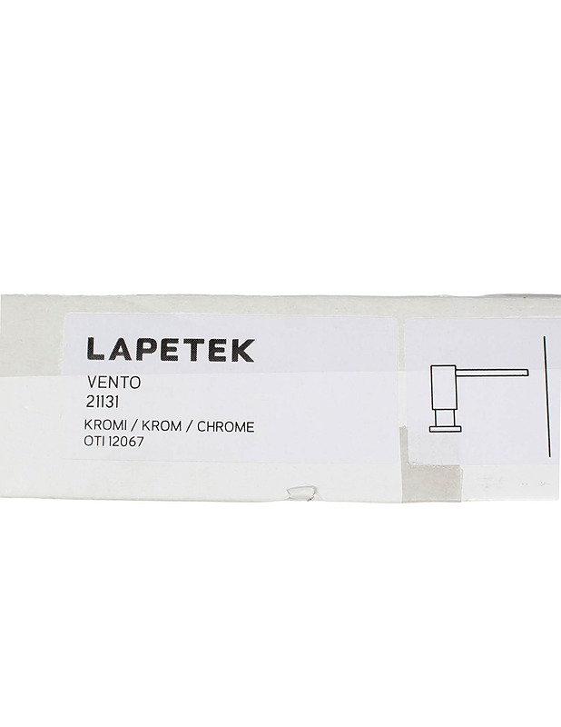 LAPETEK Vento 21131, kromi OTI 12067 pesuaineen annostelija - Rakennustarvikkeet - 10105616490 - 1