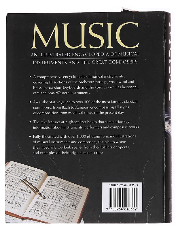 Music: An Illustrated Encyclopedia Of Musical Instruments And The Great Composers - Musiikki- ja elokuvakirjat - 10105616816 - 1