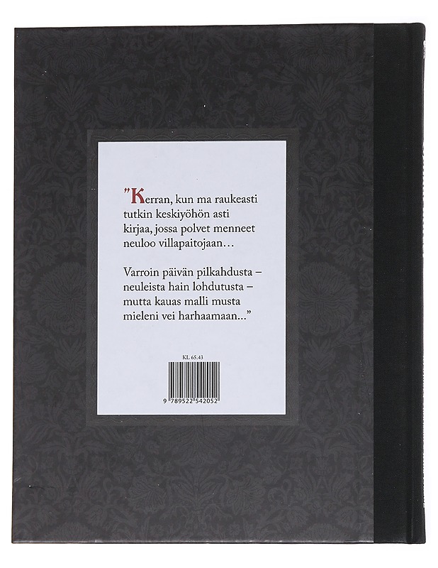 Synkät kuteet : musta neulekirja - Marjukka Vuorisalo - Harrastekirjat - 10105616836 - 1