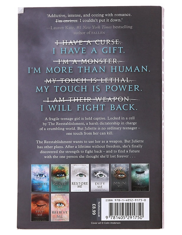 Shatter me - Tahereh Mafi - Kaunokirjallisuus - 10105616992 - 1
