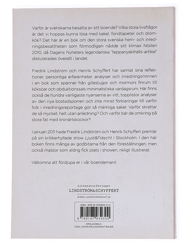 Ljust & fräscht-boken  - Lindström, Fredrik - Sisustuskirjat - 10105617001 - 1