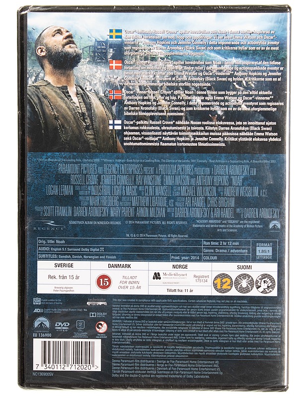 Noah - DVD - DVD-elokuvat - 10105617031 - 1