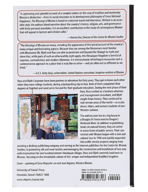 The Blessings of Bhutan - Russ and Blyth Carpenter - Tietokirjat ja oppaat - 10105617038 - 1