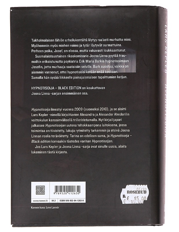 Hypnotisoija / black edition : rikosromaani - Kepler, Lars - Romaanit ja novellit - 10105617054 - 1