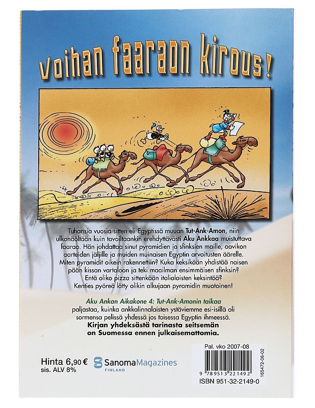 Aku Ankan aikakone. 4 - Disney, Walt - Sarjakuvat - 10105617073 - 1