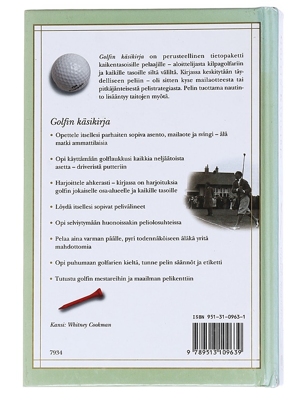 Golfin käsikirja - Saunders, Vivien - Tietokirjat ja oppaat - 10105617095 - 1