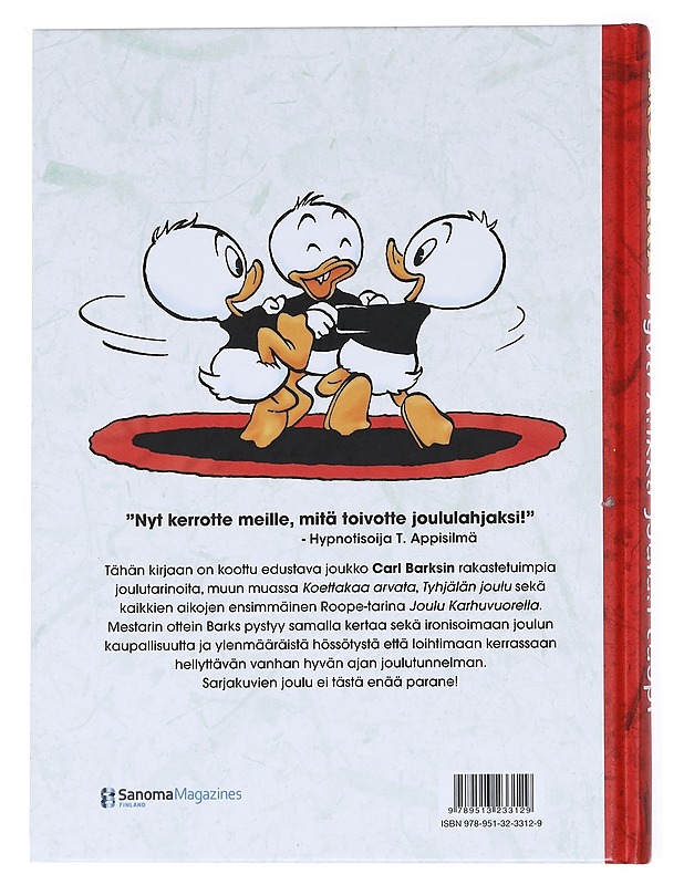 Hyvä Ankka joulun tuopi - Carl Barks - Sarjakuvat - 10105617097 - 1