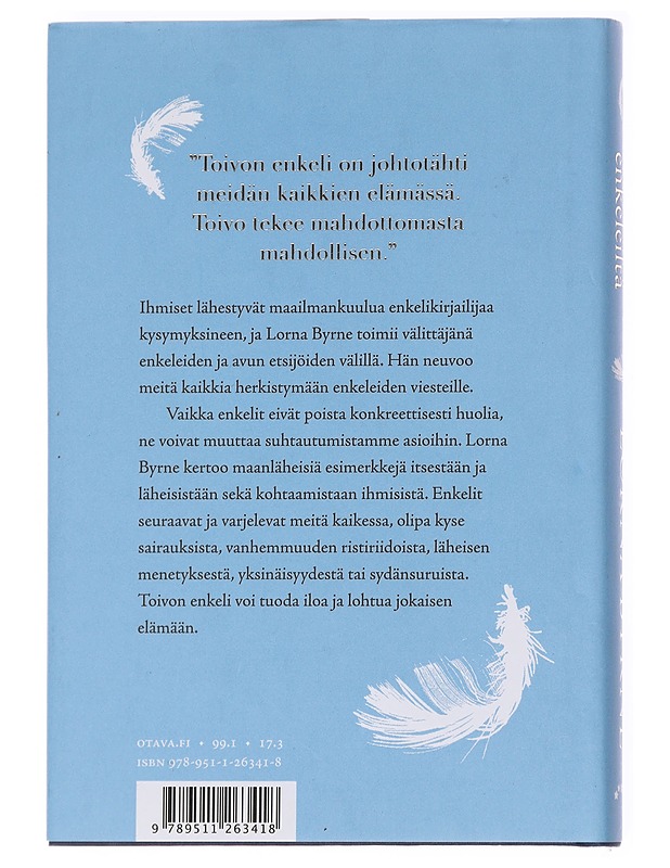 Toivon viesti enkeleiltä - Byrne, Lorna - Elämäkerrat ja muistelmat - 10105617121 - 1