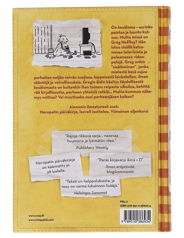 Neropatin päiväkirja / 4 Kovan onnen kesä - Jeff Kinney - Sarjakuvat - 10105617122 - 1