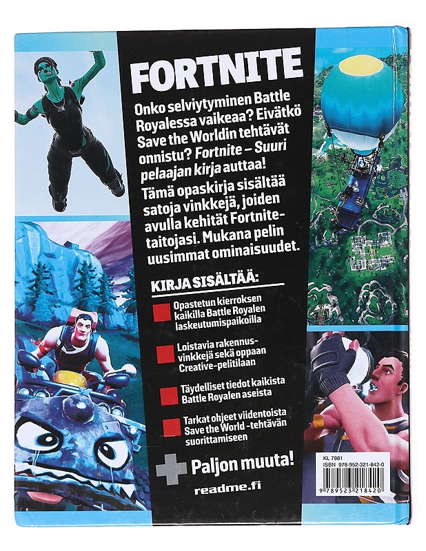 Fortnite / suuri pelaajan kirja : Battle Royale + Save the World - Collins, Barry - Tietokirjat ja oppaat - 10105617141 - 1