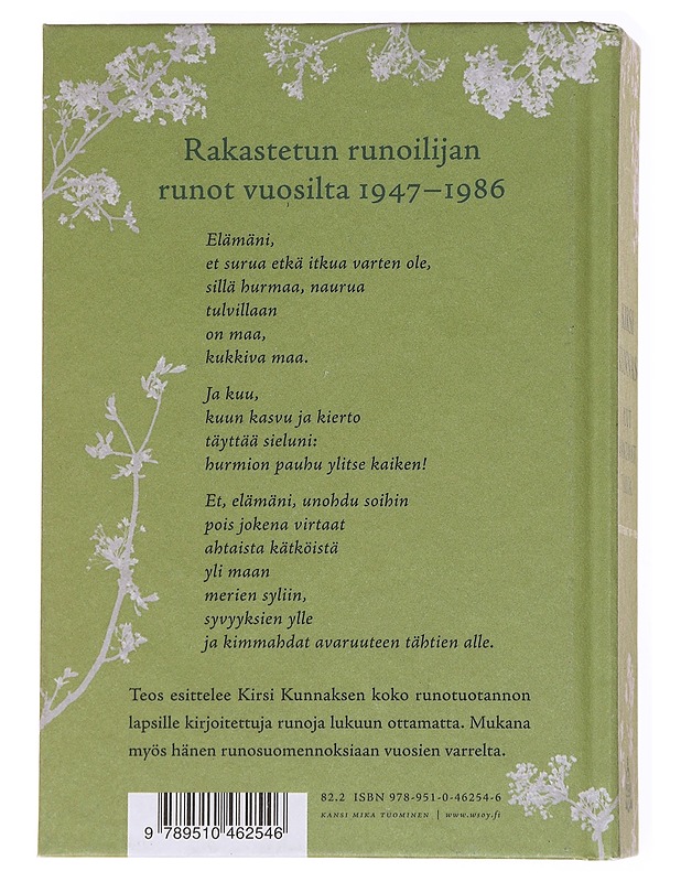 Puut kantavat valoa / runot 1947-1986 ja suomennoksia - Eeva Kilpi - Runot ja näytelmät - 10105617165 - 1