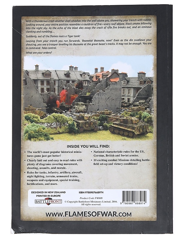 Flames of War: The World War II Miniatures Game - 1939-1941 and 1944-1944 rulebook - Harrastekirjat - 10105617199 - 1