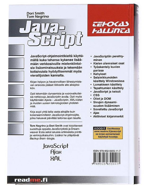 JavaScript : tehokas hallinta - Negrino, Tom - Tietokirjat ja oppaat - 10105617204 - 1