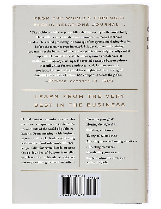 The Business of Persuasion - Harold Burson - Tietokirjat ja oppaat - 10105617211 - 1