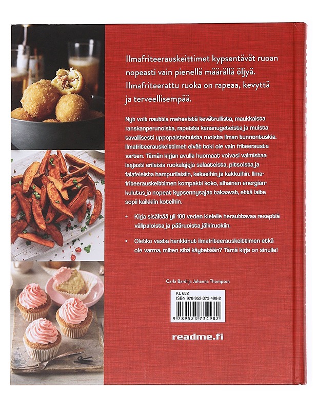Airfryer keittokirja / rapeaa, kevyttä, terveellisempää - Thompson, Johanna - Ruokakirjat - 10105617235 - 1