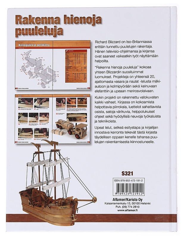 Rakenna hienoja puuleluja - Blizzard, Richard - Tietokirjat ja oppaat - 10105617245 - 1